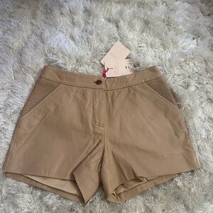 Ted Baker Tan leather Shorts